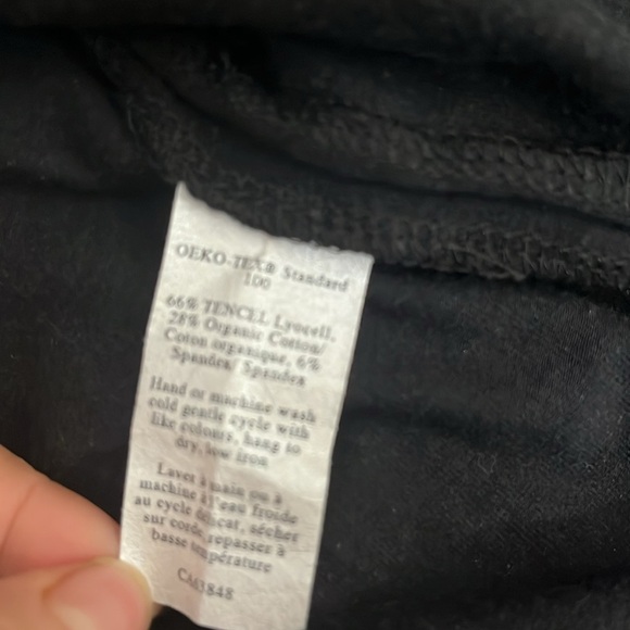 [2]Malou Black Tencel Organic Cotton Stretchy Shift knee Dress - Picture 5 of 7